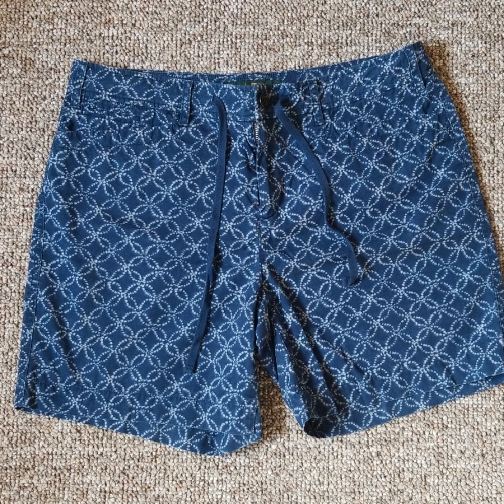Lauren Ralph Lauren Lrl Shorts - Navy & White Medium